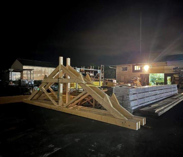 Charpente assemblée